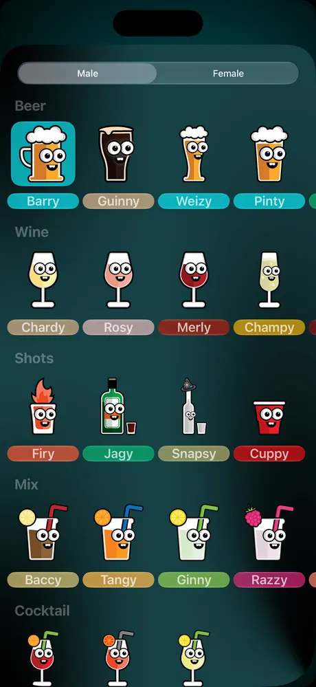 Barry Counter - drink picker